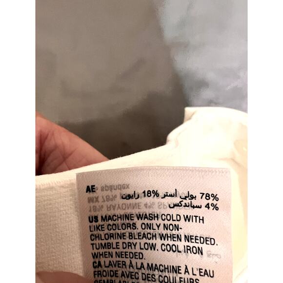 I.N.C. womens size 10 pants white straight leg mid-rise zip fly closure - Picture 11 of 11